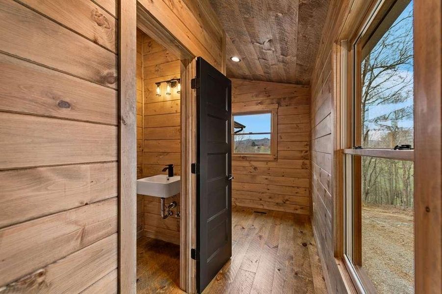 Exterior details and patio area of a home in , Blue Ridge (Image 24). Exterior details and patio area of a home in , Blue Ridge (Image 24).