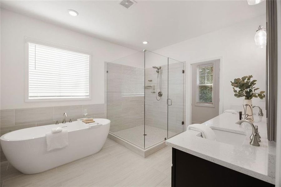 Furnished interior view inside a new home in , Marietta (Image 14). Furnished interior view inside a new home in , Marietta (Image 14).