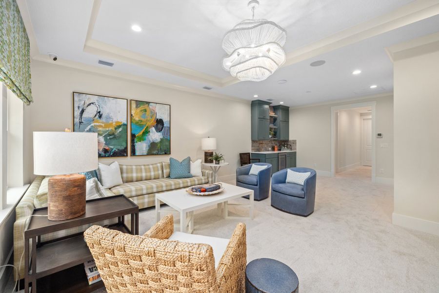 Representative furnished interior of a home built from the Avondale II by Riverside Homes in Hidden Creek at SilverLeaf, St. Augustine (Image 84). Representative furnished interior of a home built from the Avondale II by Riverside Homes in Hidden Creek at SilverLeaf, St. Augustine (Image 84).
