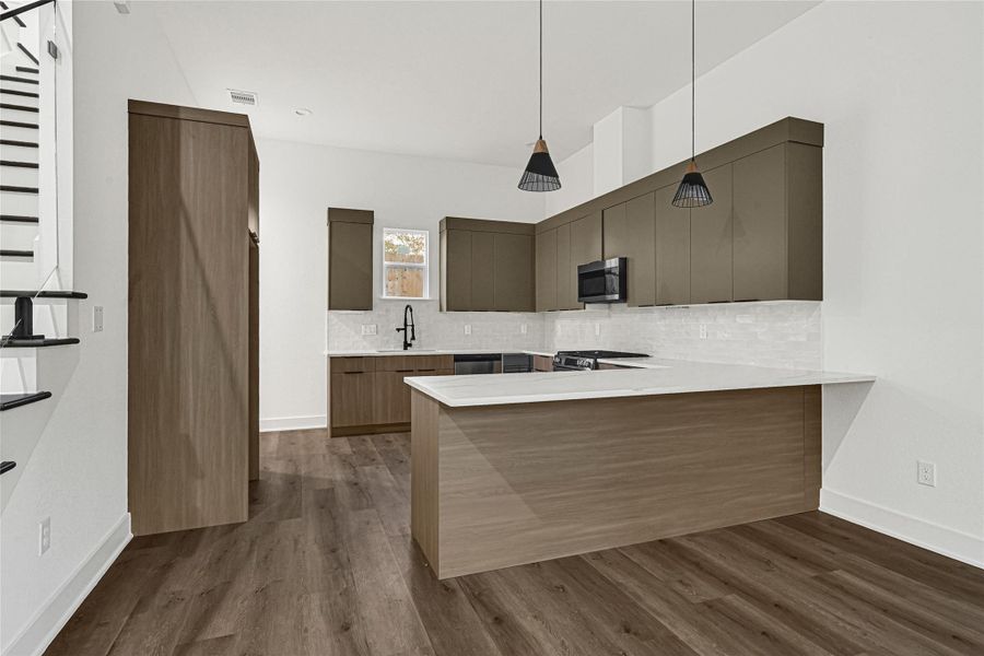 Furnished interior view inside a new home in , Houston (Image 6). Furnished interior view inside a new home in , Houston (Image 6).