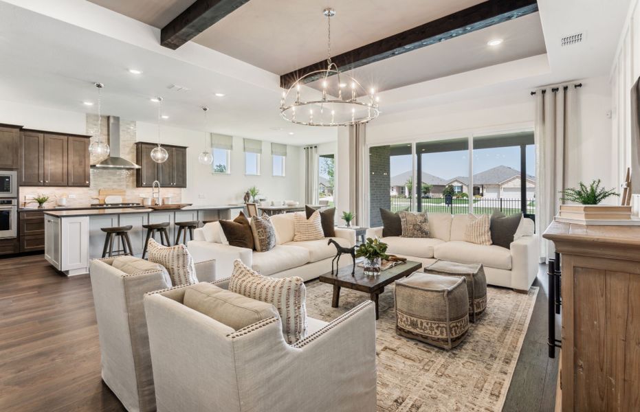 Representative furnished interior of a home built from the Stellar by Del Webb in Del Webb Sonoma Verde, Rockwall (Image 7).