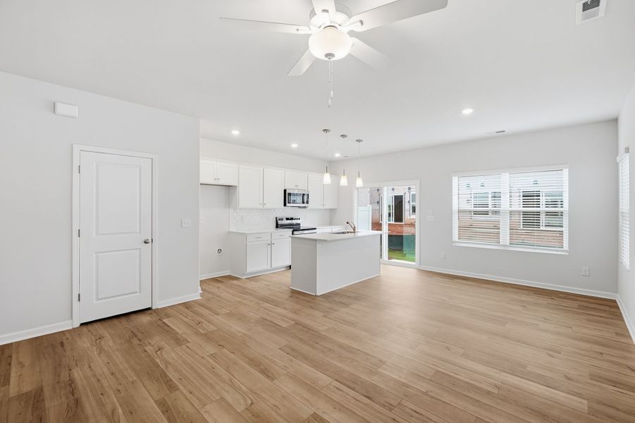 Spacious, unfurnished interior of a new home in Nichols Landing, Charlotte (Image 13). Spacious, unfurnished interior of a new home in Nichols Landing, Charlotte (Image 13).