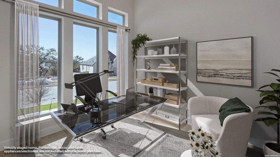 Furnished interior view inside a new home in The Ranches at Creekside, Boerne (Image 6).