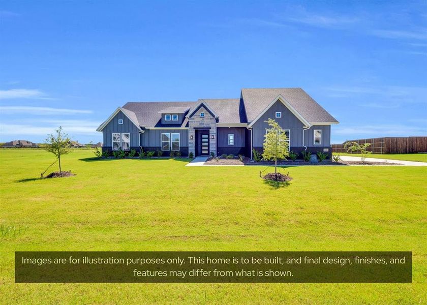 Front exterior of a new home in Coppenger Place, Godley, TX, highlighting curb appeal (Image 2). Front exterior of a new home in Coppenger Place, Godley, TX, highlighting curb appeal (Image 2).