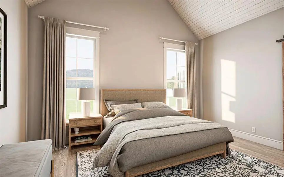 Furnished interior view inside a new home in Echo Grove, Poolville (Image 11).