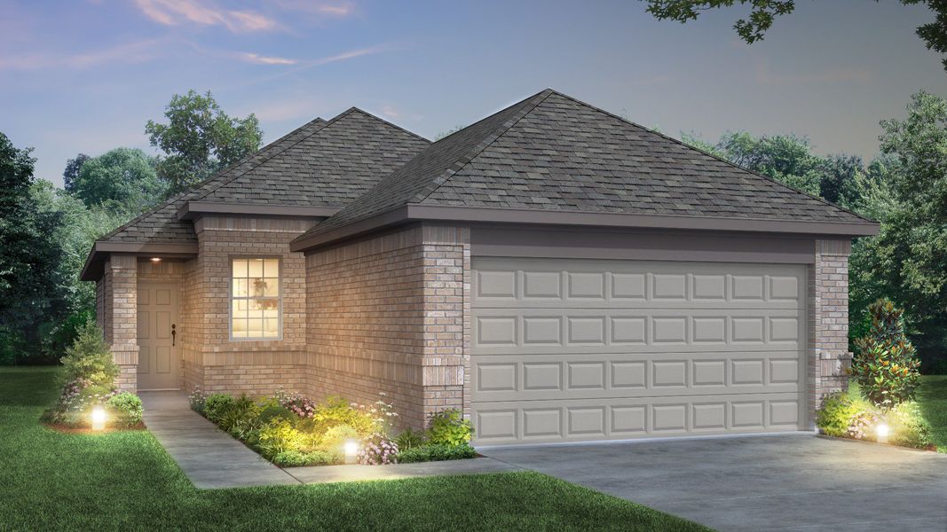 Representative exterior photo of a completed home built from the The Sweetwater by Legend Homes in Christian Meadows, Ennis, TX (Image 22).