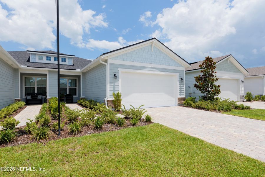 Front exterior of a new home in , St. Augustine, FL, highlighting curb appeal (Image 23).