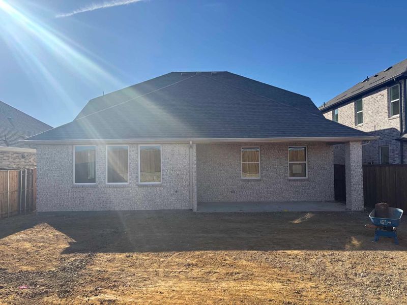 Rear Exterior Design Construction Progress