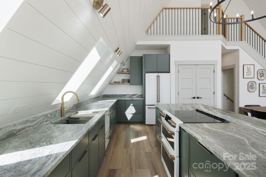 Furnished interior view inside a new home in , Seven Devils (Image 32).