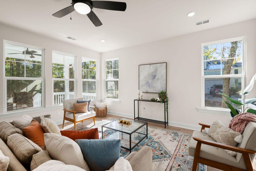 Furnished interior view inside a new home in , Hollywood (Image 36).