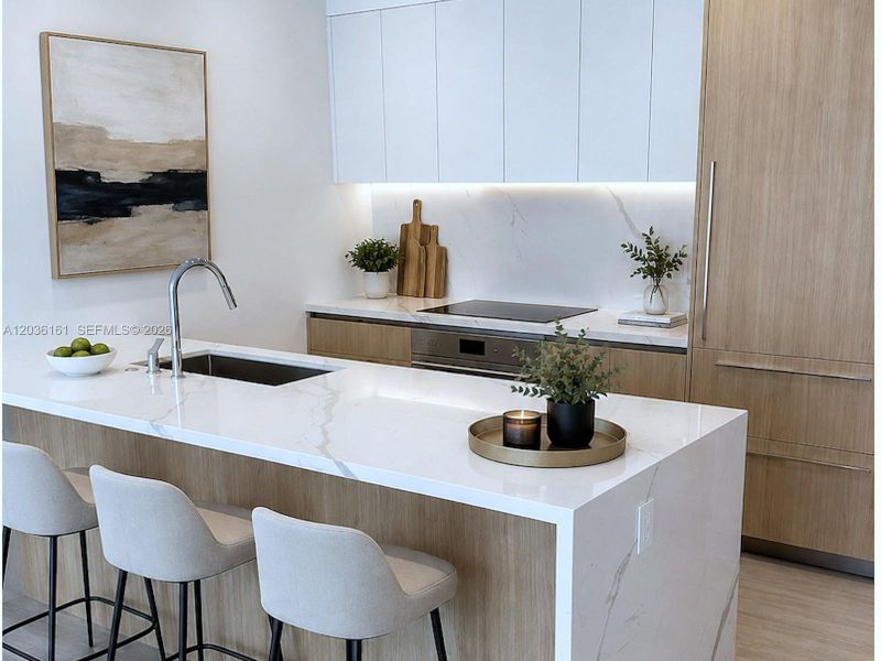 Furnished interior view inside a new home in , Miami Gardens (Image 7).