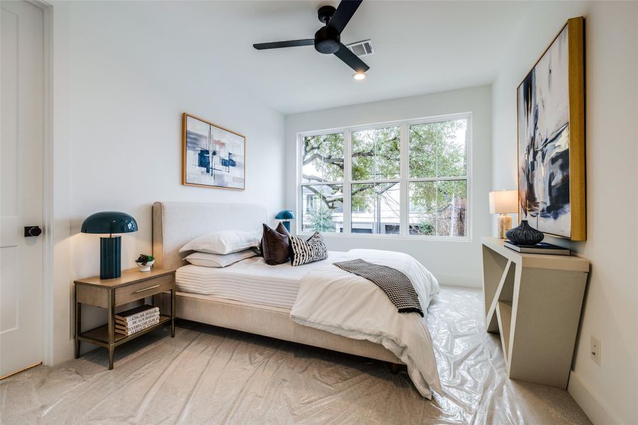 Furnished interior view inside a new home in , Houston (Image 32).