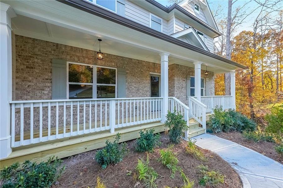 Exterior details and patio area of a home in , Dawsonville (Image 3).