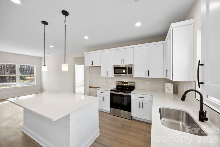 Furnished interior view inside a new home in , Kings Mountain (Image 5).