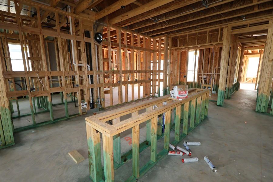 In-progress construction of a new home in Dunham Pointe, Cypress, TX (Image 25).