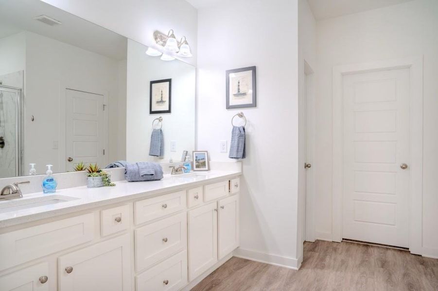Furnished interior view inside a new home in Crossing Creeks, Monroe (Image 18).