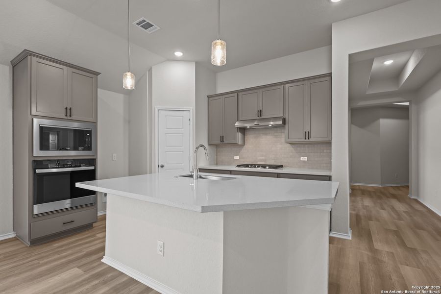 Furnished interior view inside a new home in Davis Ranch, San Antonio (Image 9).
