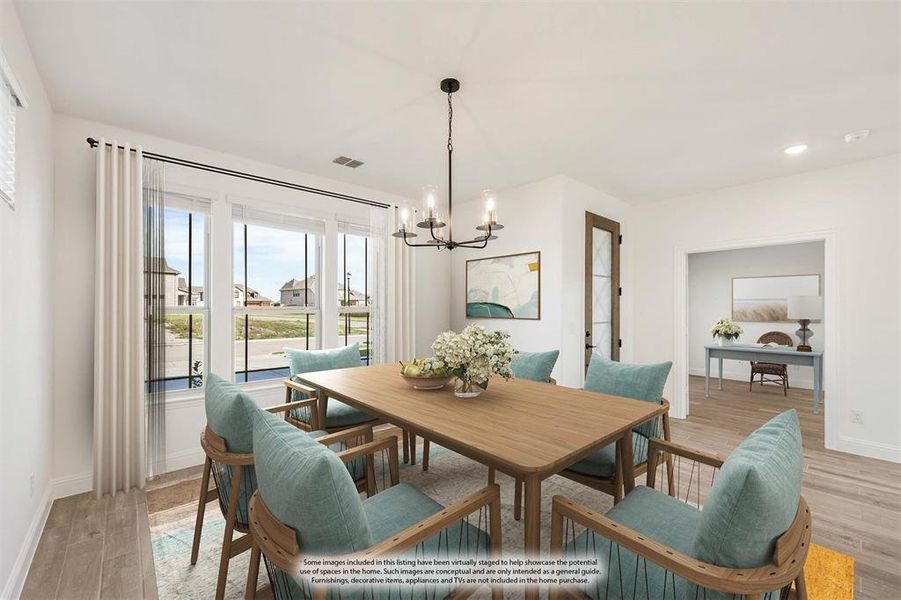 Furnished interior view inside a new home in Terracina, Rockwall (Image 11).