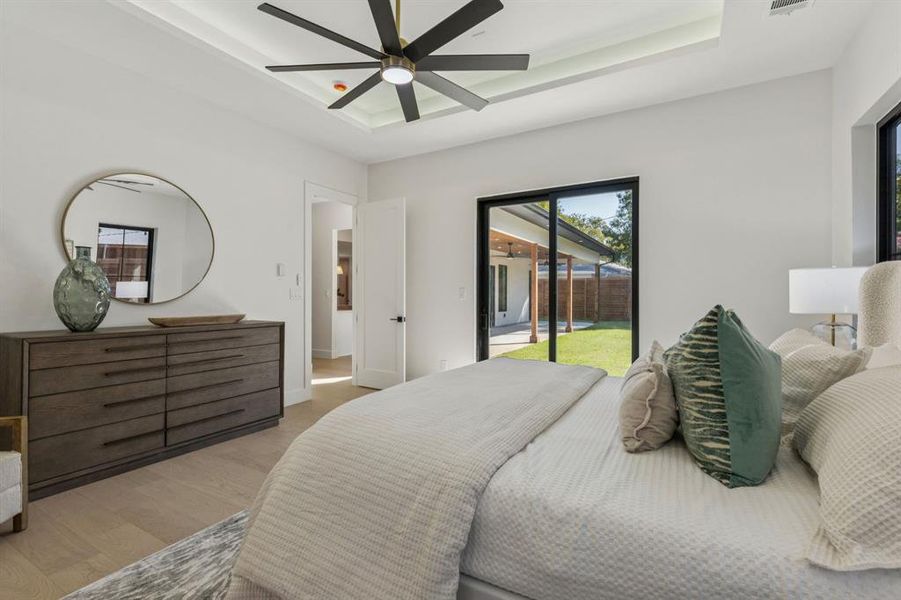 Furnished interior view inside a new home in , Dallas (Image 26).