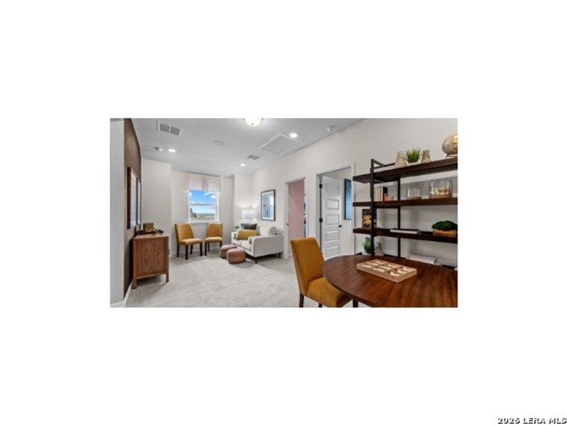 Furnished interior view inside a new home in Morgan Meadows, San Antonio (Image 4).