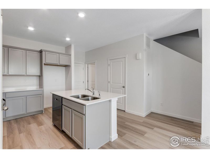 Furnished interior view inside a new home in Vista Meadows, Fort Lupton (Image 6). Furnished interior view inside a new home in Vista Meadows, Fort Lupton (Image 6).