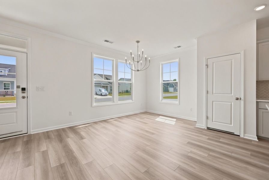Spacious, unfurnished interior of a new home in Edgefield, Loris (Image 22). Spacious, unfurnished interior of a new home in Edgefield, Loris (Image 22).