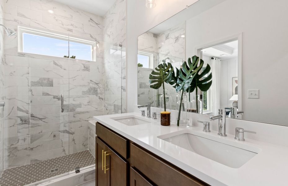 Furnished interior view inside a new home in Skyline, Nashville (Image 9).