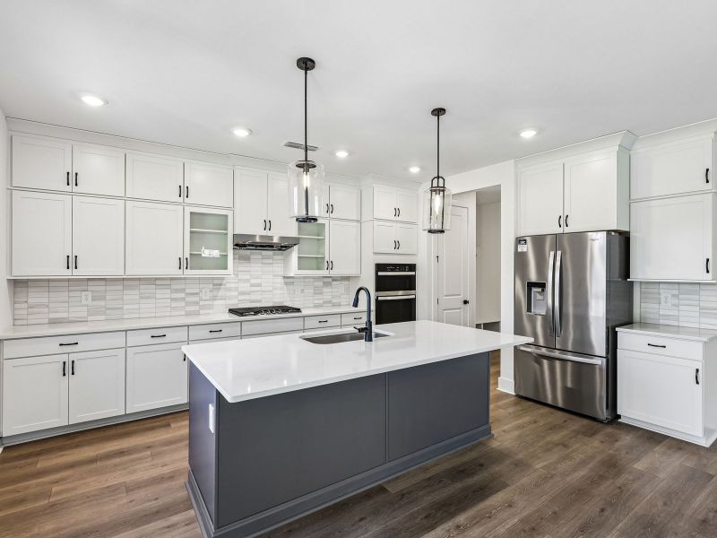 Furnished interior view inside a new home in Station Hill - Estate Series, Franklin (Image 4).