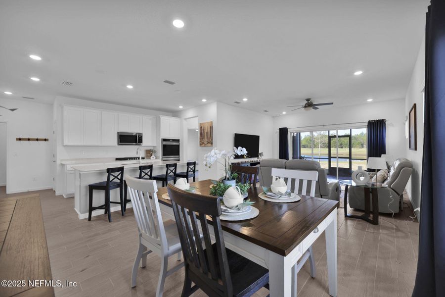 Furnished interior view inside a new home in , St. Johns (Image 6). Furnished interior view inside a new home in , St. Johns (Image 6).