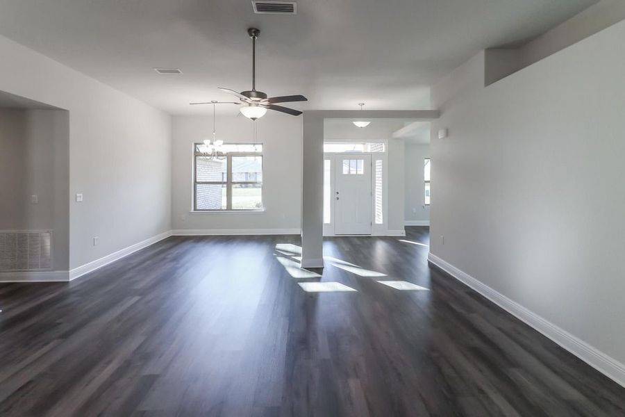 Spacious, unfurnished interior of a new home in Pecan Valley, Cantonment (Image 16). Spacious, unfurnished interior of a new home in Pecan Valley, Cantonment (Image 16).