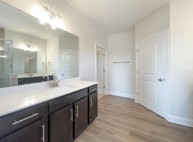 Furnished interior view inside a new home in Founders Club, Moore (Image 8).