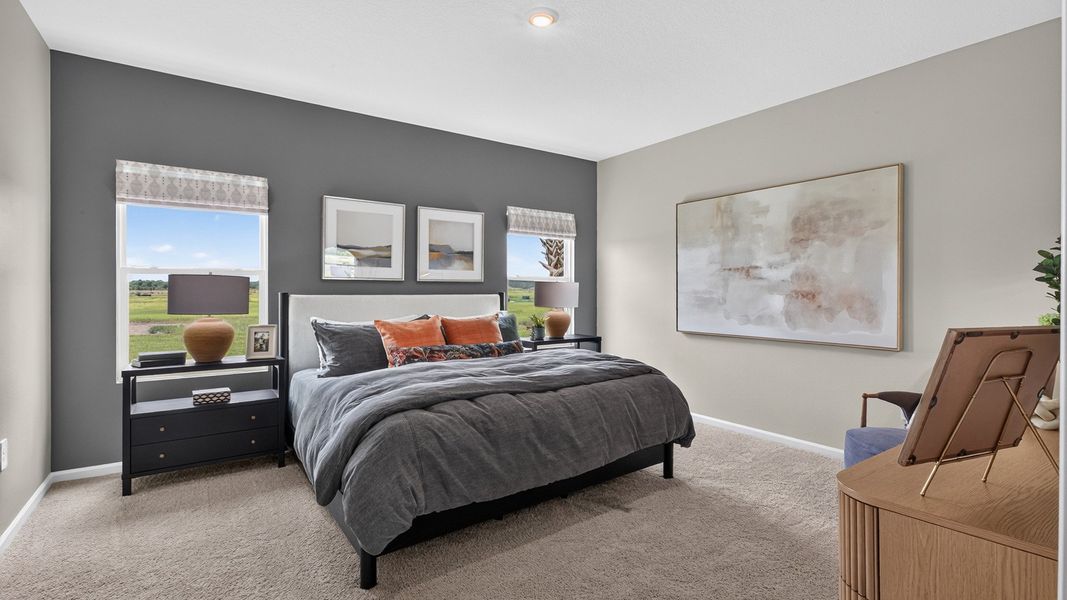 Furnished interior view inside a new home in Copes Landing, Jacksonville (Image 13).