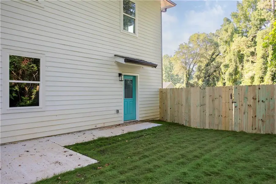 Exterior details and patio area of a home in , Atlanta (Image 3).