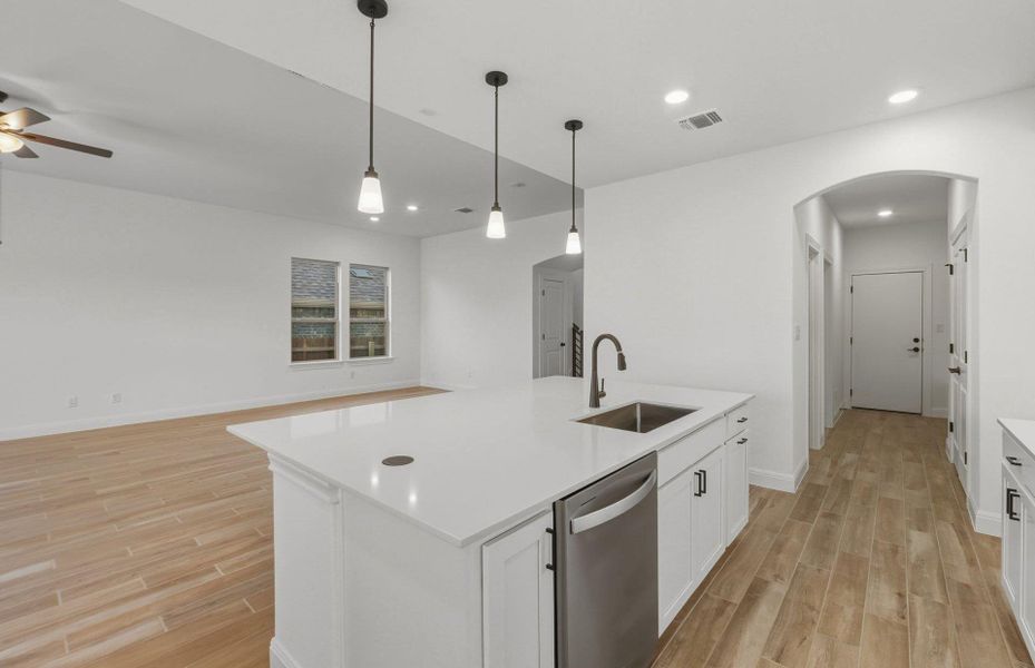 Furnished interior view inside a new home in Saddleback at Santa Rita Ranch, Liberty Hill (Image 6).