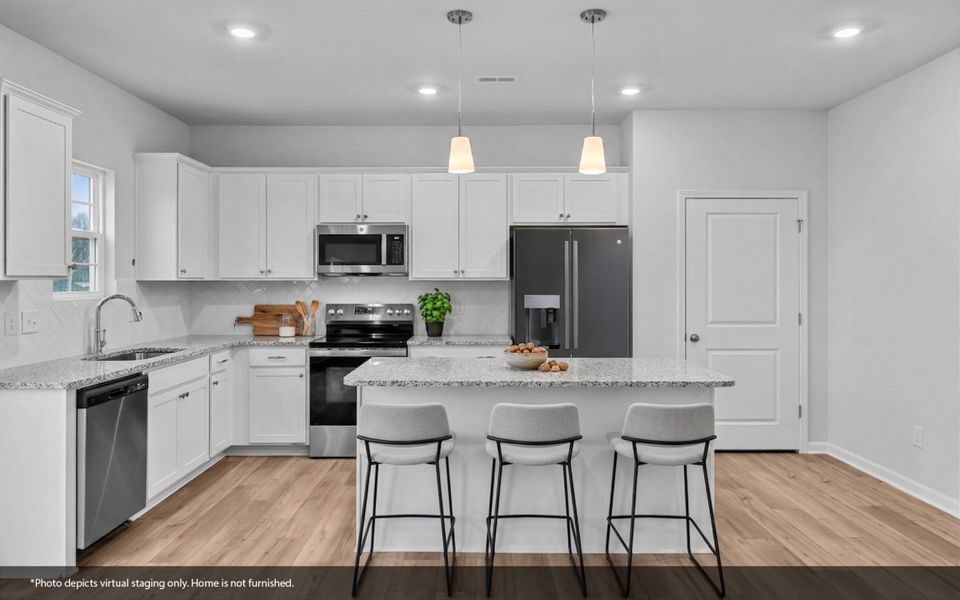 Furnished interior view inside a new home in Fieldstone, Lexington (Image 6).
