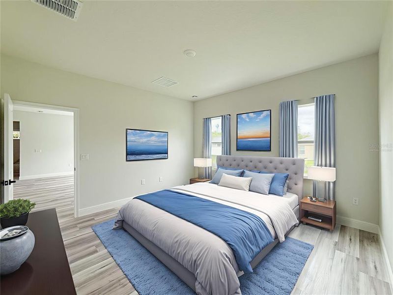 Furnished interior view inside a new home in , Ocala (Image 6).