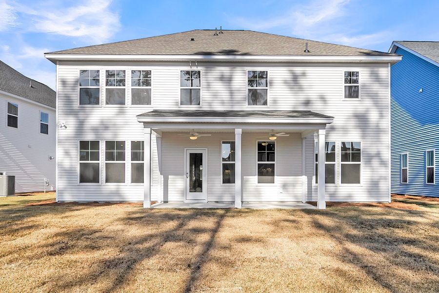 Exterior details and patio area of a home in Lochton, Summerville (Image 4).