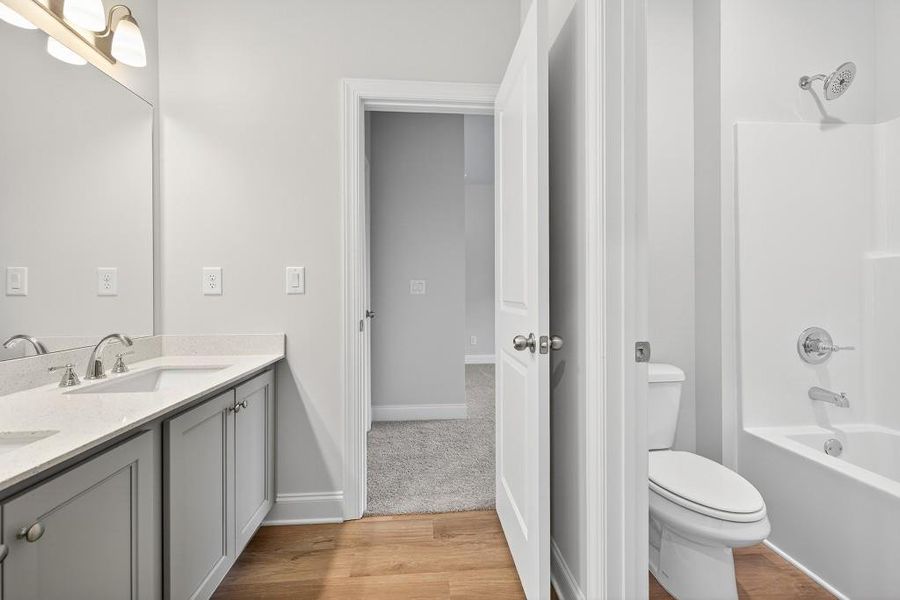 Furnished interior view inside a new home in Hemingway, Flowery Branch (Image 8).