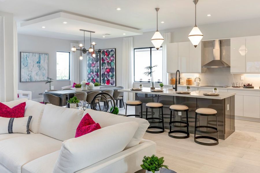 Representative furnished interior of a home built from the Inlet by CC Homes in Maple Ridge, Ave Maria (Image 8).