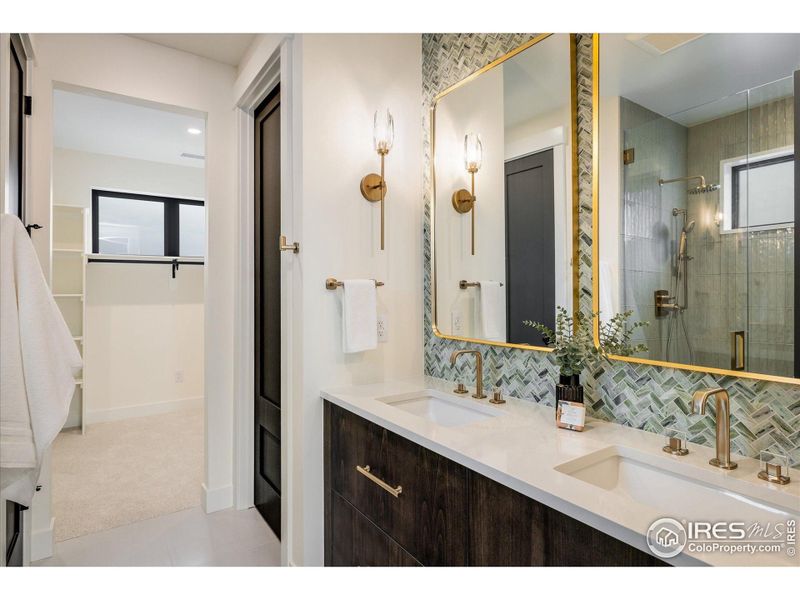 You'll be blown away by this vanity in the upstairs Primary Bathroom