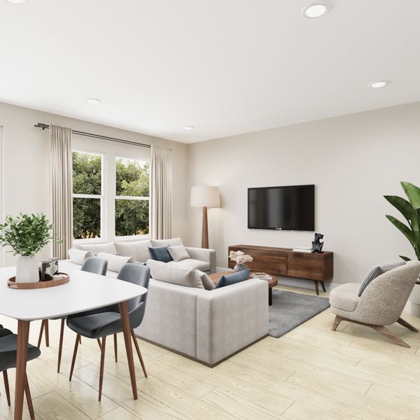 Furnished interior view inside a new home in Lake Bluff, Greeley (Image 8).