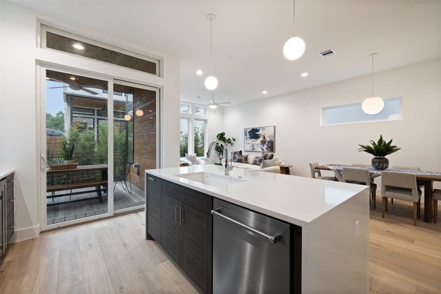 Furnished interior view inside a new home in , Austin (Image 2).