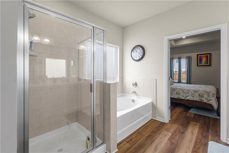 Furnished interior view inside a new home in , Cartersville (Image 23).