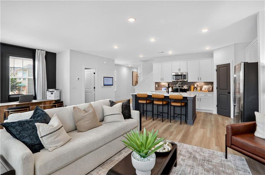 Furnished interior view inside a new home in Governors Parc, Kennesaw (Image 7).