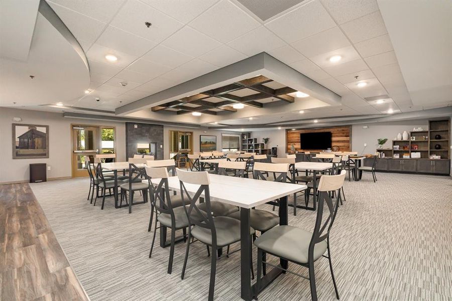 Community Room for fun gatherings Community Room for fun gatherings