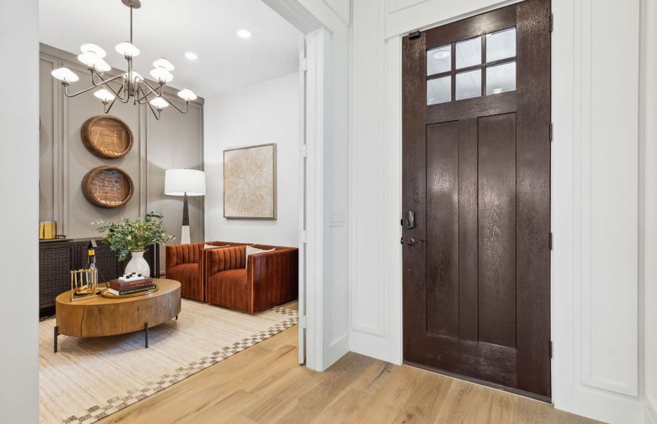Representative furnished interior of a home built from the Reverence by Del Webb in Del Webb Austin at Lost Pines, Bastrop (Image 14). Representative furnished interior of a home built from the Reverence by Del Webb in Del Webb Austin at Lost Pines, Bastrop (Image 14).