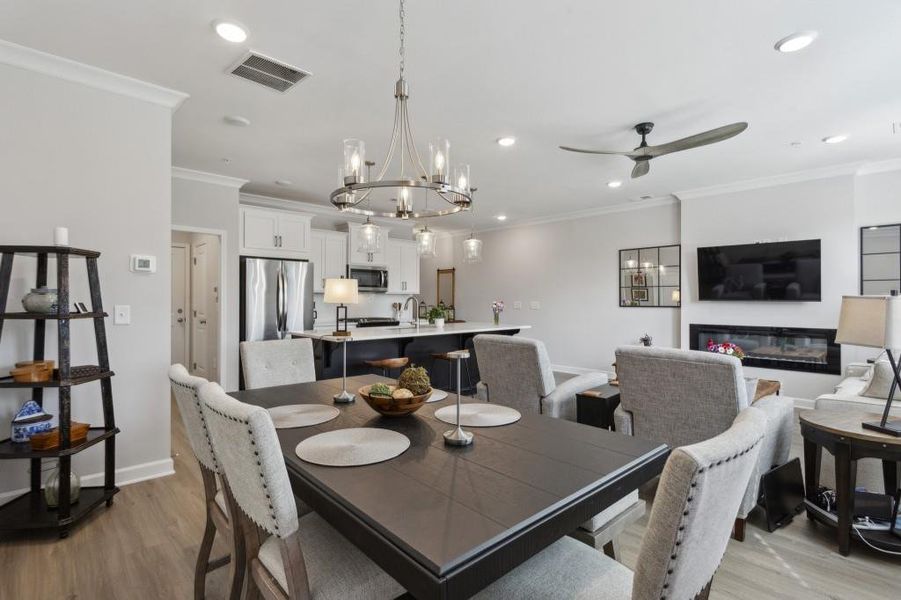 Furnished interior view inside a new home in , Marietta (Image 4). Furnished interior view inside a new home in , Marietta (Image 4).