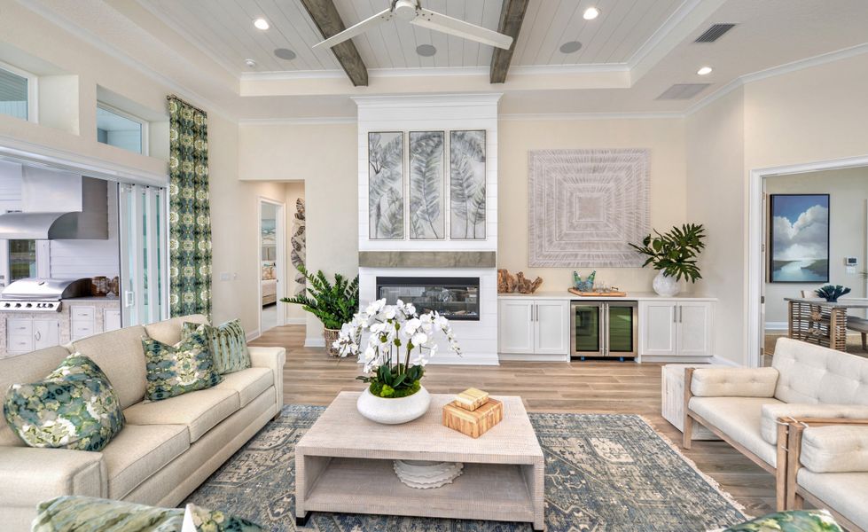 Representative furnished interior of a home built from the Egret V - Pinnacle Series | 80' Wide Lots by ICI Homes in Courtney Grove, St. Augustine (Image 11). Representative furnished interior of a home built from the Egret V - Pinnacle Series | 80' Wide Lots by ICI Homes in Courtney Grove, St. Augustine (Image 11).