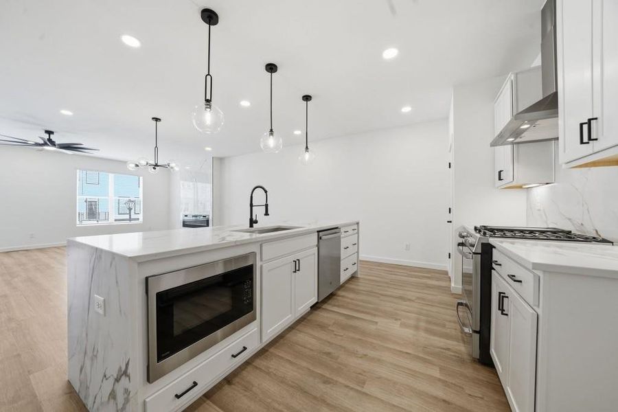 Furnished interior view inside a new home in , Decatur (Image 15).