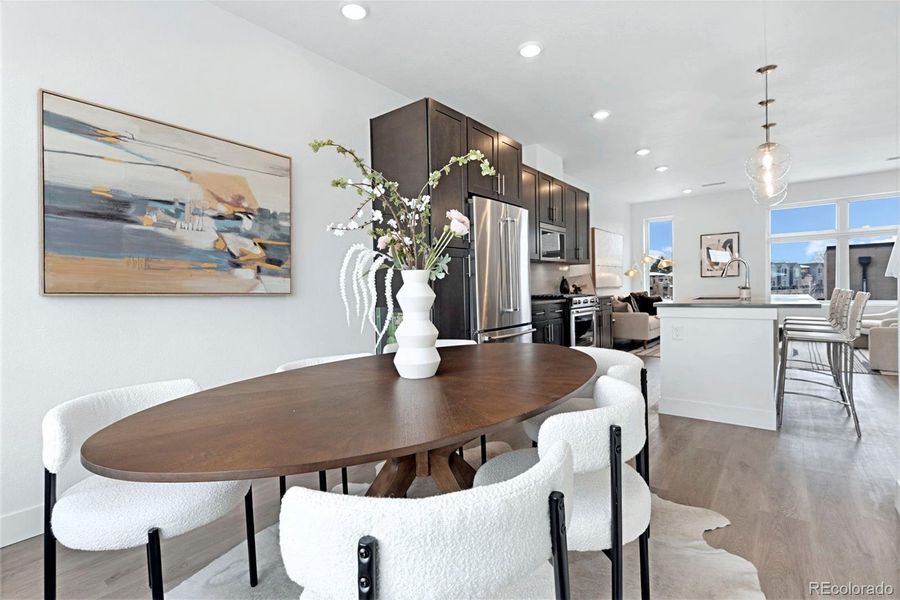 Furnished interior view inside a new home in , Denver (Image 17).